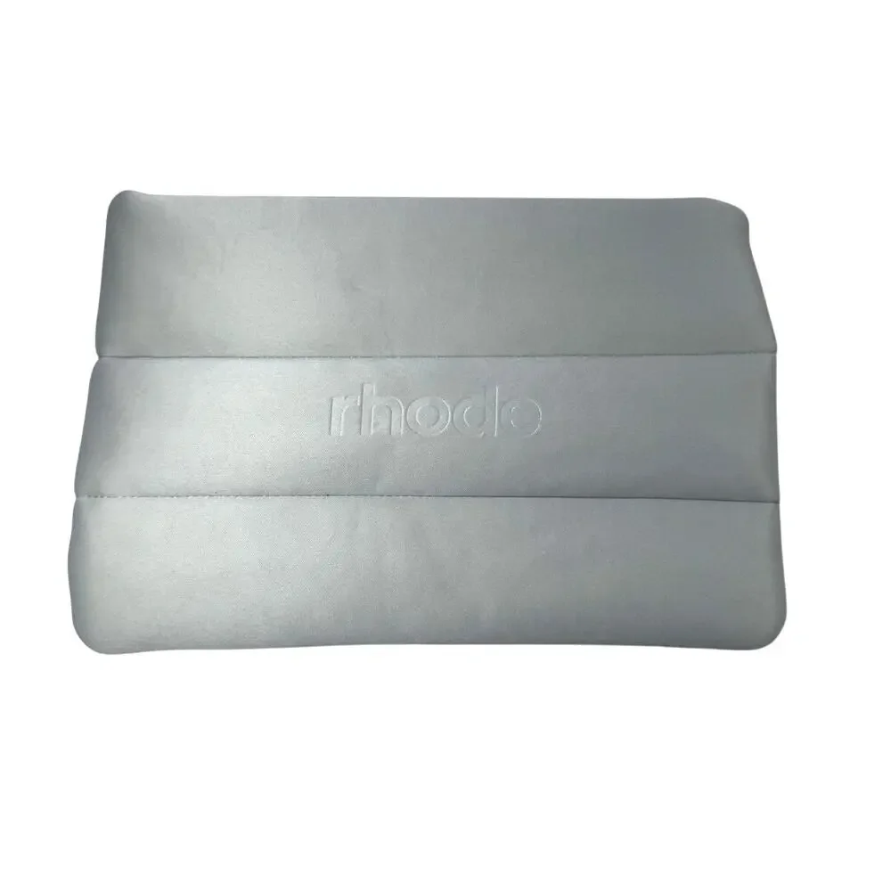 Rhode Skin Bubble Bag Grey Puffy Makeup Bag Travel Cosmetics Pouch Hailey Bieber